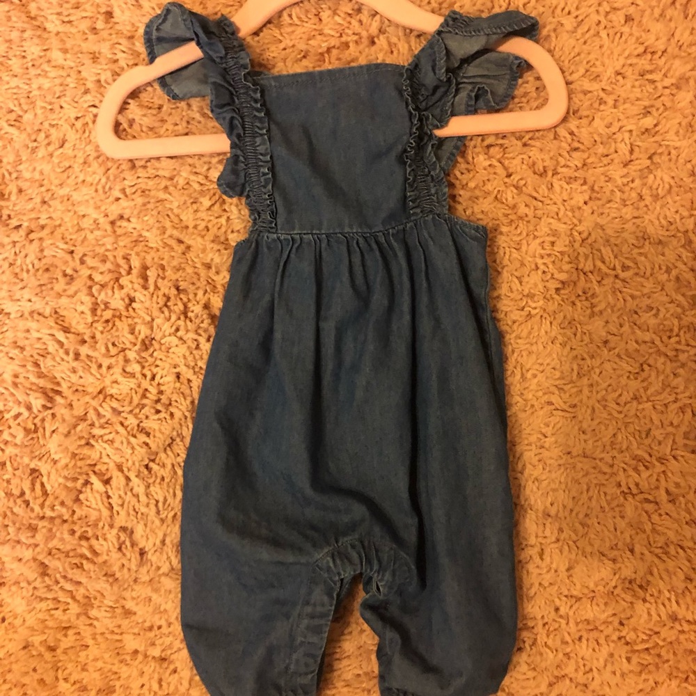 Old Navy baby girl denim romper